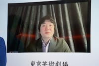 「東京芸術劇場 新芸術監督 舞台芸術部門 岡田利規 音楽部門 山田和樹  就任記者発表会」より、山田和樹。