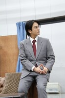 舞台「ブラック・コーヒー」稽古場取材会の様子。