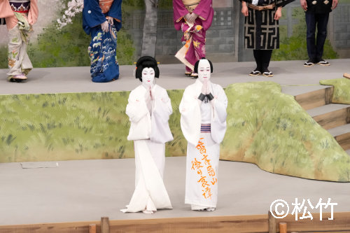 「四月大歌舞伎」夜の部「浮かれ心中」より。