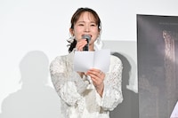 「韓国ミュージカル ON SCREEN『エリザベート』Dolby Atmos版スペシャルイベント」に登場したソニン。