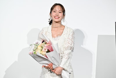 「韓国ミュージカル ON SCREEN『エリザベート』Dolby Atmos版スペシャルイベント」に登場したソニン。