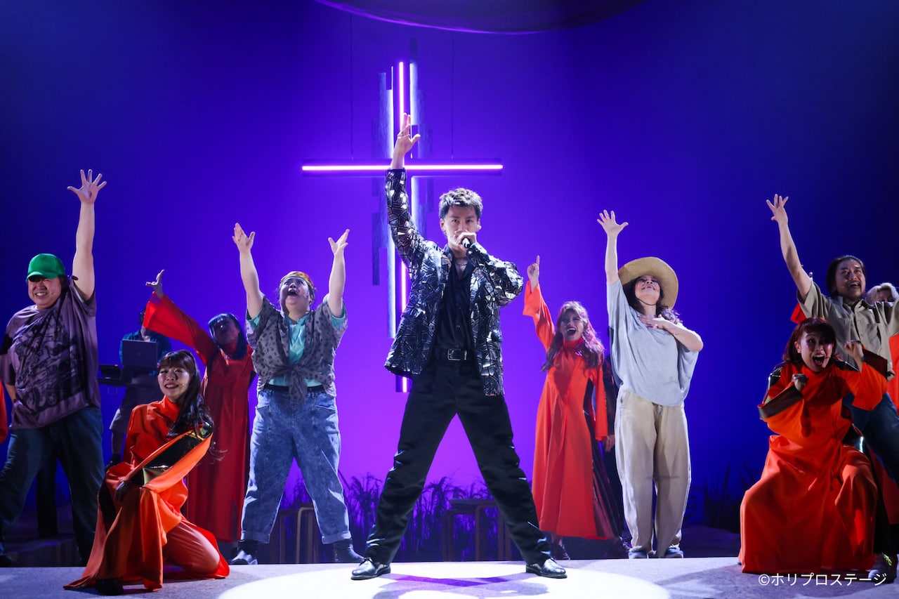 ミュージカル「奇跡を呼ぶ男」より。（撮影：宮川舞子）