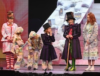 ミュージカル「チャーリーとチョコレート工場」開幕記念会見より。