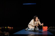 「ガールズ＆ボーイズ」より、真飛聖出演回の様子。（撮影：岡千里）