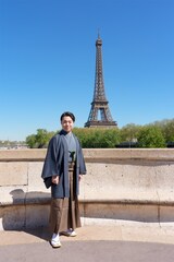 中村鷹之資がパリで“女方ができるまで”を披露、欧州3都市を巡る「MEET KABUKI」開幕