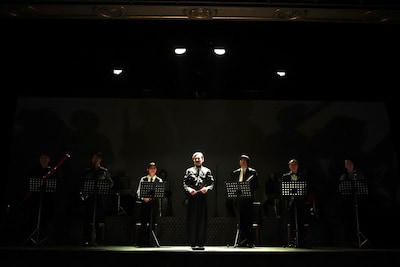 三越劇場 怪事件推理 第4弾「忍びよる戦慄と甦る旋律」より。（撮影：明田川志保）