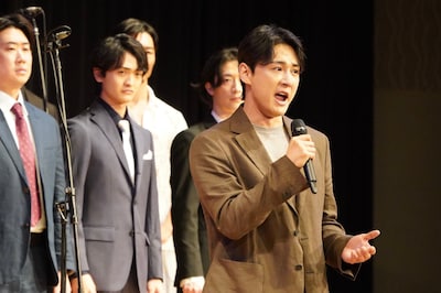 ミュージカル「ミス・サイゴン」の製作発表より。