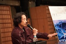 「STILL LIFE-スティル・ライフ-」会見より、森山未來。