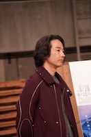 「STILL LIFE-スティル・ライフ-」会見より、森山未來。