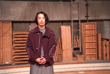 「STILL LIFE-スティル・ライフ-」会見より、森山未來。