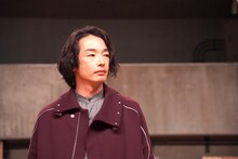 「STILL LIFE-スティル・ライフ-」会見より、森山未來。