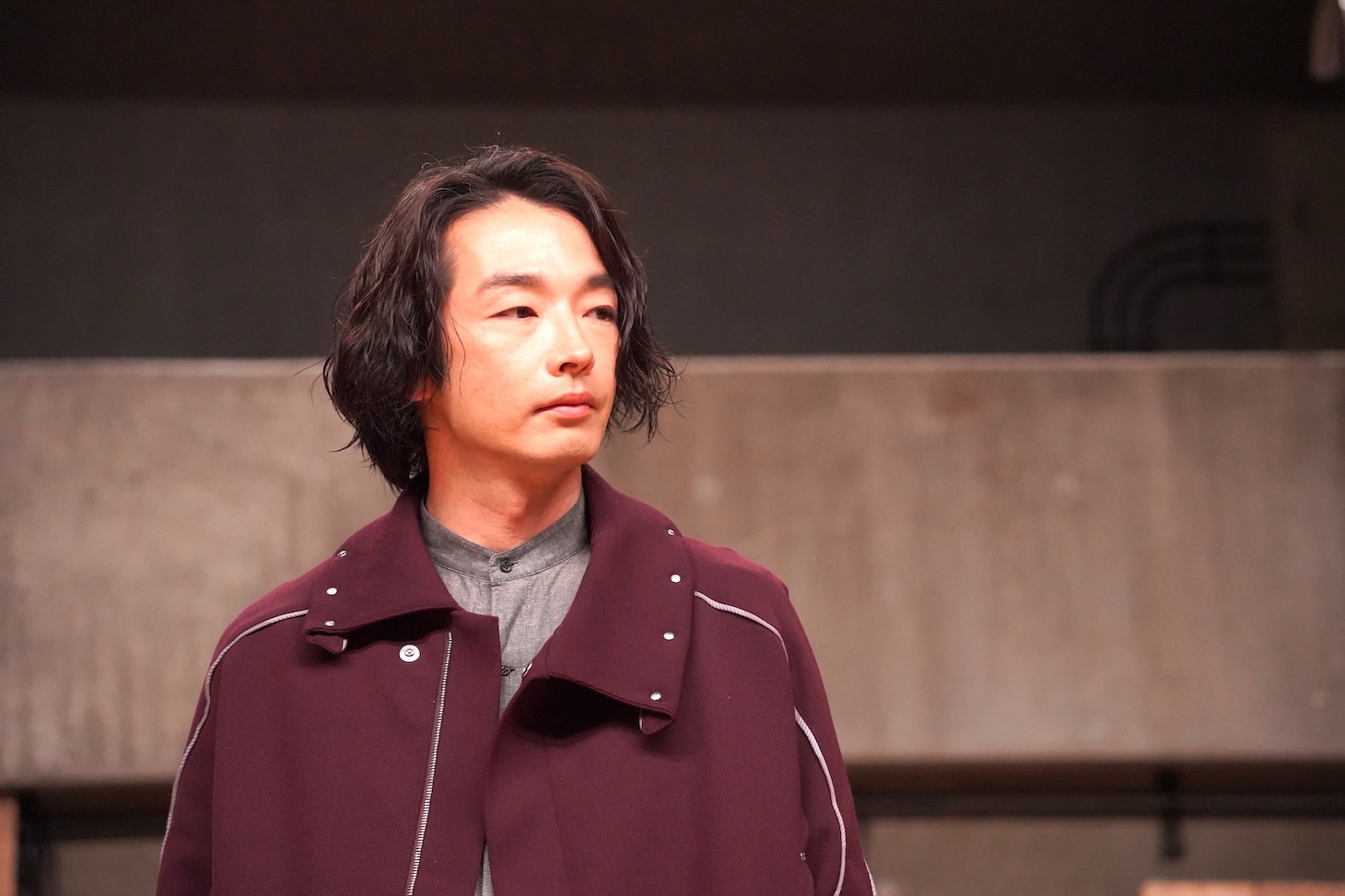 「STILL LIFE-スティル・ライフ-」会見より、森山未來。