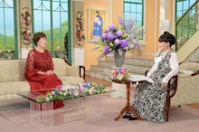 「徹子の部屋」より。左から高畑淳子、黒柳徹子。©テレビ朝日