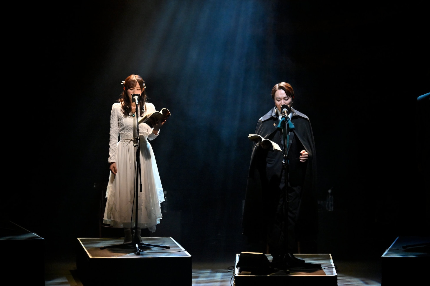 朗読で描く海外名作シリーズ 音楽朗読劇「オペラ座の怪人」初日公演の様子。（撮影：阿部章仁）