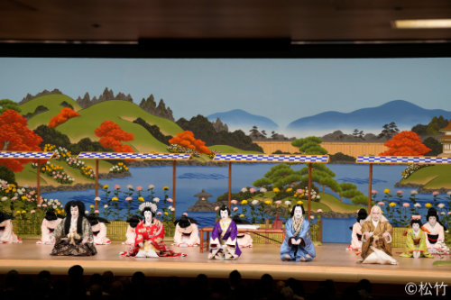 「團菊祭五月大歌舞伎」夜の部より、「鬼一法眼三略巻」の様子。