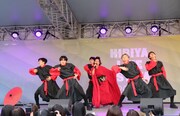 舞台「HiGH&LOW THE 戦国 外伝」が日比谷フェスでパフォーマンス、小野塚勇人らが意気込み
