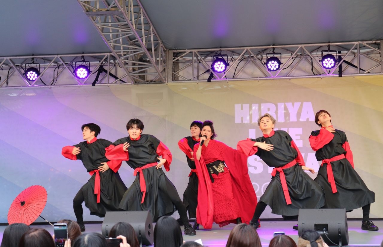 「HIBIYA LIVE FESTIVAL 2026」での舞台「HiGH&LOW THE 戦国 外伝」のパフォーマンスの様子。