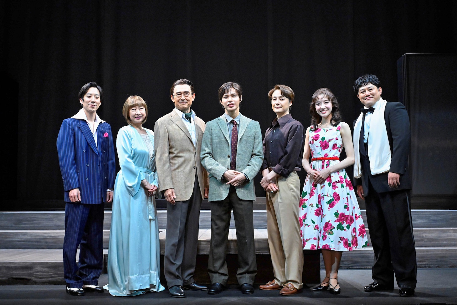 舞台「リプリー」出演者。（撮影：阿部章仁）