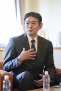 Bunkamura Produce 2026 マルコス浄瑠璃「金閣寺」取材会より、吉田玉助。（撮影：渡邉肇）