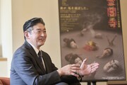 Bunkamura Produce 2026 マルコス浄瑠璃「金閣寺」取材会より、吉田玉助。（撮影：渡邉肇）