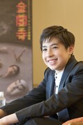 Bunkamura Produce 2026 マルコス浄瑠璃「金閣寺」取材会より、尾上眞秀。（撮影：渡邉肇）