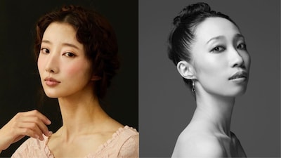 飯島望未（左）©︎Novembre dancer、日髙世菜（右）©︎Yumiko Inoue