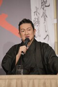 「子連れ狼」取材会より、中村獅童。