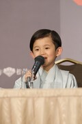 「子連れ狼」取材会より、中村夏幹。