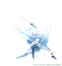 「刀剣乱舞 - ICE BLADE -」のために描き下ろされた、鶴丸国永 イメージオンアイスver.。