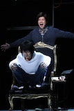 「デスノート THE MUSICAL」2015年版より、柿澤勇人出演回の様子。