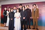 ミュージカル「AGATHA」製作発表記者会見で花總まり・黒羽麻璃央・渡邉蒼ら和気あいあい歌唱