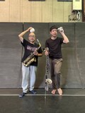 目黒陽介×梅津和時「呼吸する物、或いは人」稽古の様子。 ©︎栗田光