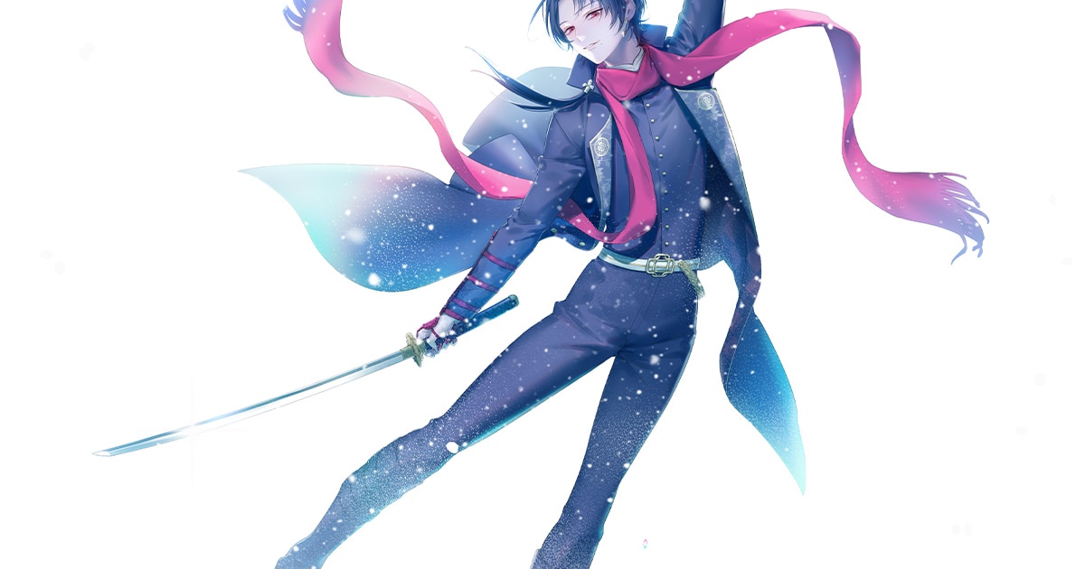 加州清光が軽やかに銀盤を舞う、「刀剣乱舞 - ICE BLADE -」描き下ろし 