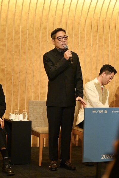 スーパー歌舞伎「もののけ姫」製作発表記者会見より、市川中車。