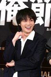 舞台「俺節」囲み取材より、松田元太。