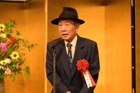 第51回菊田一夫演劇賞の授賞式より、岡田敬二。