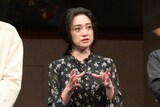 KERA CROSS 第7弾「シャープさんフラットさん」囲み取材より、安達祐実。