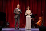「虹のかけら ～もうひとりのジュディ」取材会より。左から三谷幸喜、戸田恵子。