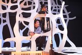 まつもと市民芸術館プロデュース 木ノ下歌舞伎「心中天の網島」アクセシビリティ版より。（撮影：田中亜紀）