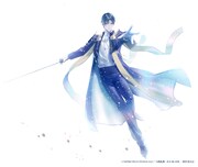「刀剣乱舞 - ICE BLADE -」のために描き下ろされた、へし切長谷部 イメージオンアイスver.。