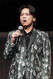 ミュージカル「シークレットステージ」の製作発表より、中川晃教。（撮影：田中亜紀）