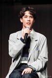 ミュージカル「シークレットステージ」の製作発表より、東島京。（撮影：田中亜紀）