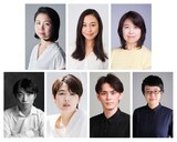 上段左から印南唯、飯野遠、樋川人美、下段左から山崎元晴、小石川桃子、河野顕斗、西本由香。