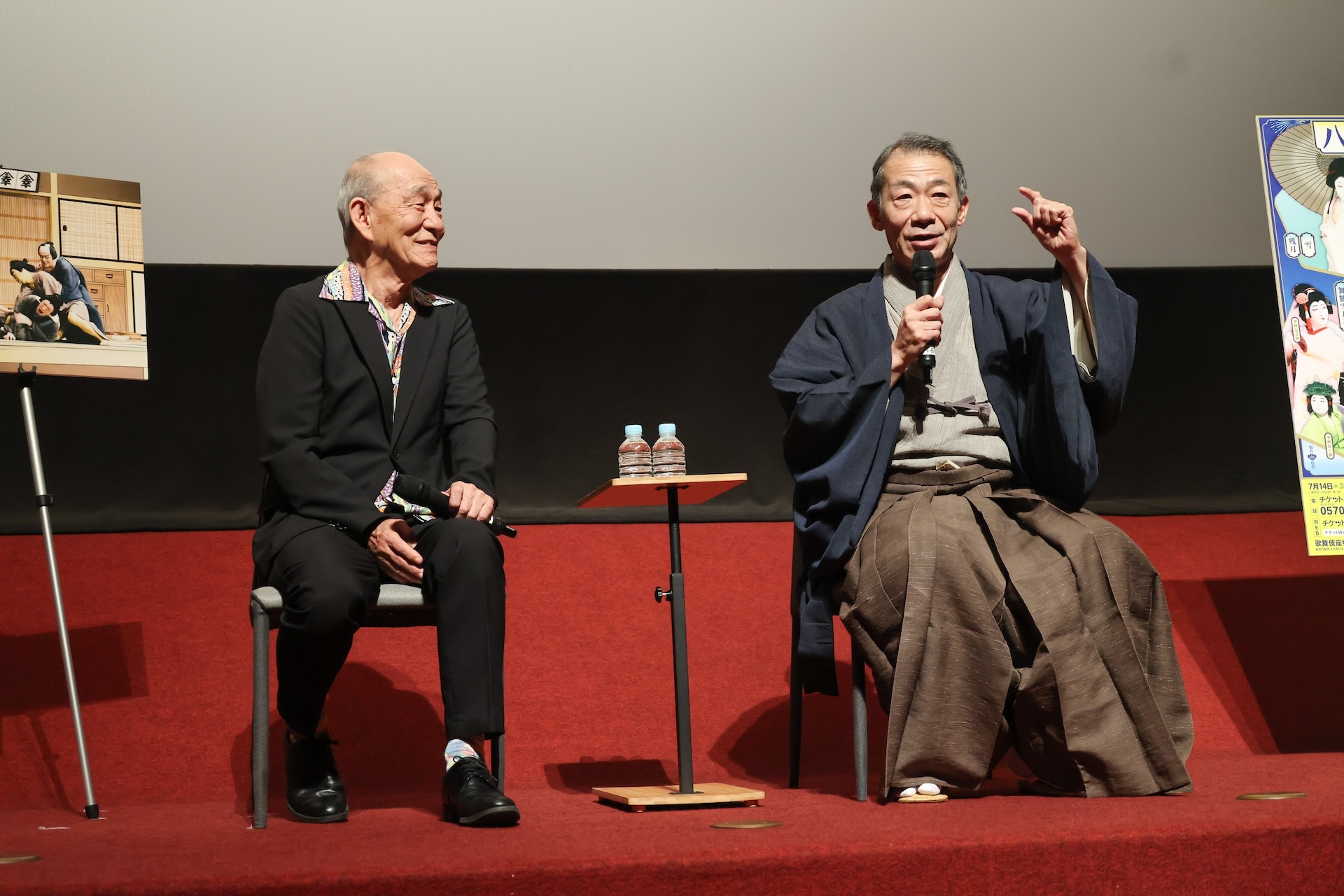 シネマ歌舞伎「らくだ」トーク付き上映会、片岡市蔵と笹野高史が亀蔵をしのぶ