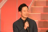 ミュージカル「民王」製作発表記者会見より、永井誠。