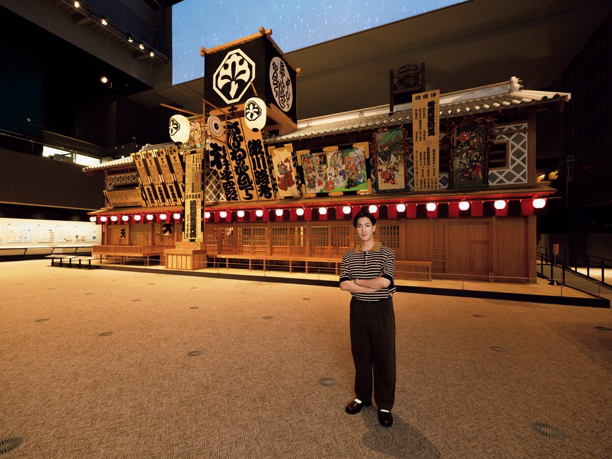 尾上右近が「BRUTUS」ミュージアム特集で江戸東京博物館へ、「すべてが歌舞伎のため」