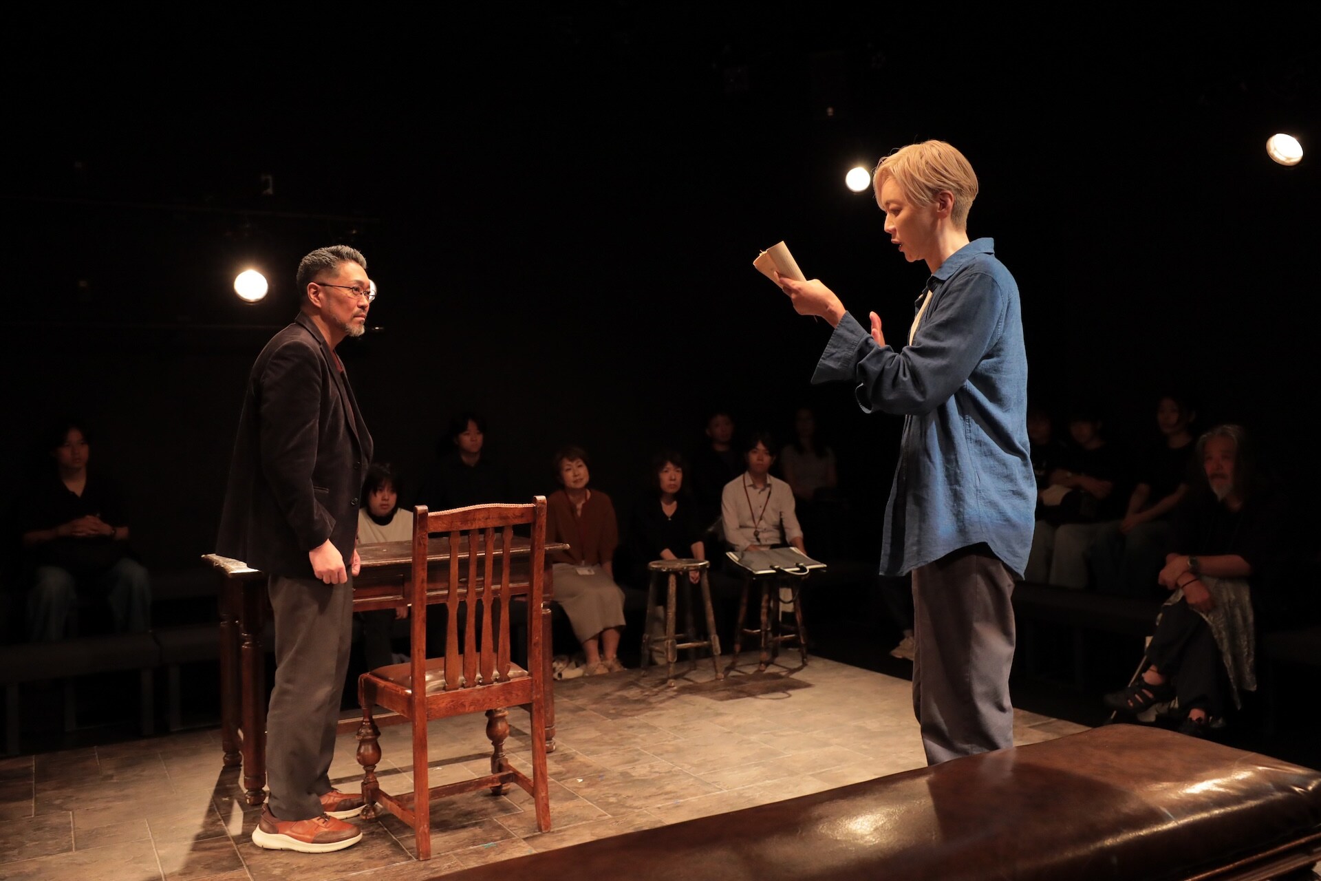 尾上松緑・和央ようから出演「フェイス FACE / FAITH」早稲田小劇場どらま館にて開幕