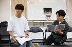 濵田崇裕・猪塚健太ら出演、“友情コメディ”朗読劇「たもつん」稽古写真が到着