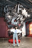 「キングダム」連載20周年記念イベント「キンキンキングダム」を訪れた森莉那。