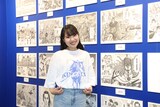 「キングダム」連載20周年記念イベント「キンキンキングダム」を訪れた森莉那。